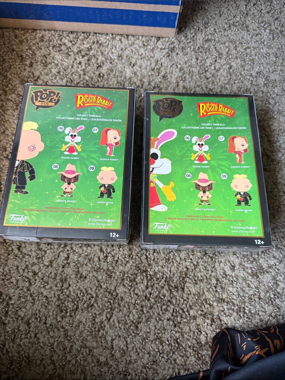 Funko Roger Rabbit & Judge Doom Enamel Pin Set -nwt - Picture 4 of 5